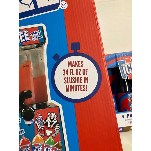 ICEE Home Slushie Maker with 4 Syrup Packs - New Ice Machine In Box - Picture 6 of 9